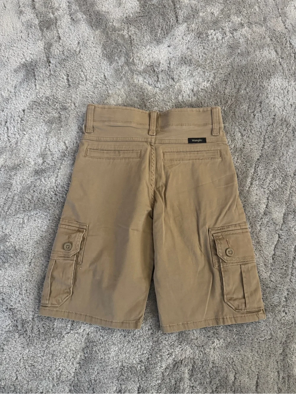 Wrangler Khaki Flex Cargo Shorts